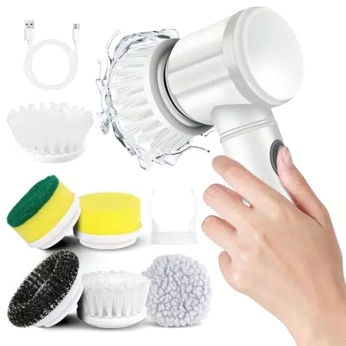 Spin Power Scrubber – Elektrische Reinigungsbürste für Bad, Küche und Auto