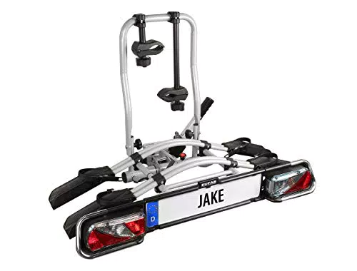 EUFAB Fahrradträger JAKE für 2 Fahrräder, E-Bike geeignet, erweiterbar, Diebstahlschutz
