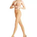 FALKE Damen Strumpfhose Seidenglatt 40 DEN halb-blickdicht einfarbig