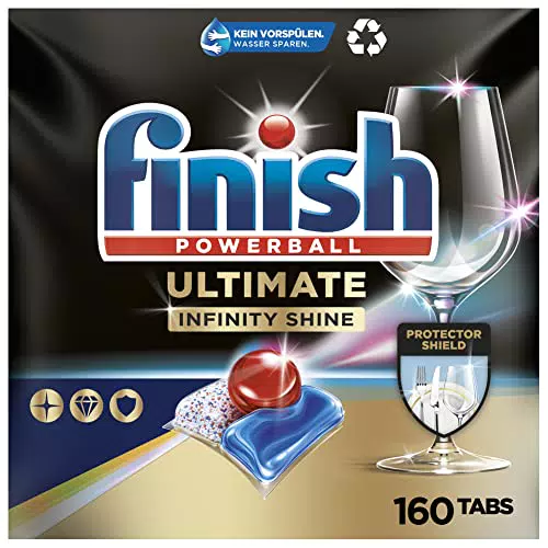 Finish Ultimate Infinity Shine Spülmaschinentabs Geschirrspültabs für ultimative Reinigung