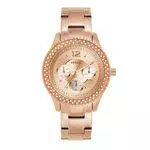 FOSSIL Damenuhr Stella Sport Quarz Multifunktionswerk 37mm Edelstahlarmband
