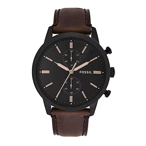 Fossil Herrenuhr Townsman Chronograph mit Edelstahlarmband