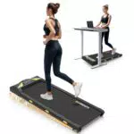 Freepi Laufband 4 in 1 mit Neigung, 2.5PS Motor und Fernbedienung für Zuhause