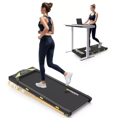 Freepi Laufband 4 in 1 mit Neigung, 2.5PS Motor und Fernbedienung für Zuhause