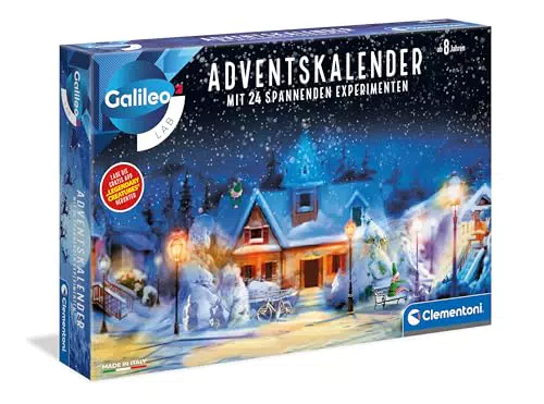 Clementoni Galileo Wissenschaft Adventskalender 2024 für Kinder ab 8 Jahren