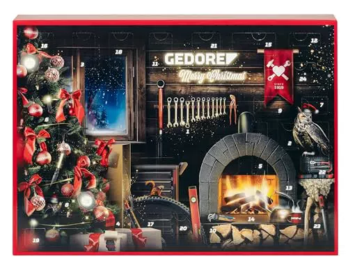 GEDORE R33003044 Werkzeug-Adventskalender 2023 für Männer – Geschenkidee