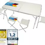 GOODS+GADGETS Klappbarer Multifunktionstisch Campingtisch Beistelltisch