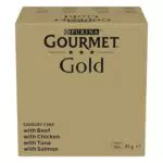 Nestle PURINA Gourmet Gold Zarte Häppchen in Sauce - Katzenfutter Sorten-Mix