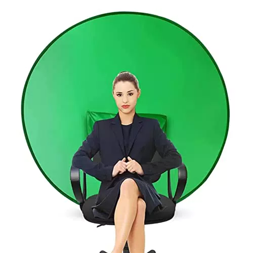 Gsn Stuhl Rundhintergrundabdeckung für Videochats und Videokonferenzen