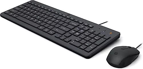 HP 150 Kabelgebundene Maus-Tastaturkombination mit USB-A Anschlüssen, 1600 DPI