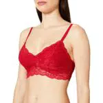Iris & Lilly Damen Bustier aus Spitze, Schwarz, 36