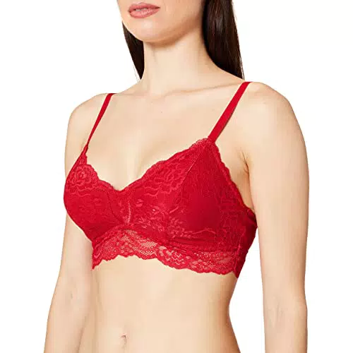 Iris & Lilly Damen Bustier aus Spitze, Schwarz, 36