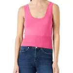 JACK&JONES Women's JJXX JXSOPHIA Soft Knit TOP SN, Bright Rose
