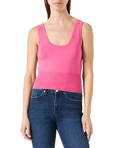 JACK&JONES Women's JJXX JXSOPHIA Soft Knit TOP SN, Bright Rose