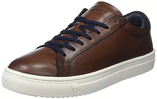 JACK & JONES Herren Sneaker in Weiß aus Leder