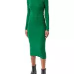 JJXX JXFOREST STR LS Rib Dress - Elegantes Kleid für formelle Anlässe