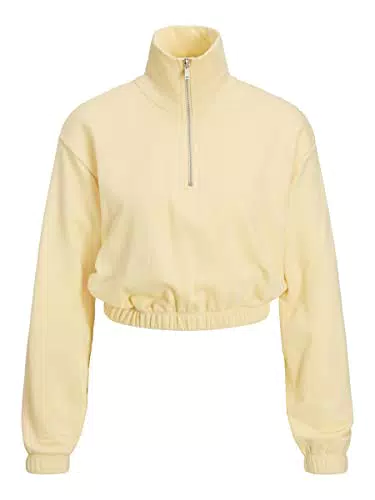 JACK & JONES Damen Jjxx Jxalfa Reg Every Short Half Zip Sweatshirt
