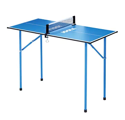 JOOLA Tischtennisplatte Mini - Indoor Tischtennistisch mit Netz für Freizeitspiele