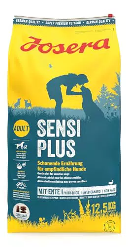 JOSERA SensiPlus Hundefutter mit Ente für empfindliche Hunde - Trockenfutter für ausgewachsene Hunde