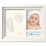 KeaBabies Hand- und Fußabdruck Set für Neugeborene - Gipsabdruck und Bilderrahmen