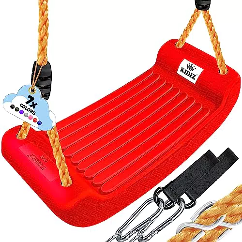 KIDIZ® Schaukelset für Kinder - Höhenverstellbare, rutschfeste Brettschaukel