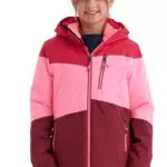 killtec Mädchen Funktionsjacke mit Kapuze und Schneefang/Outdoorjacke ist wasserdicht KOW 170 GRLS JCKT