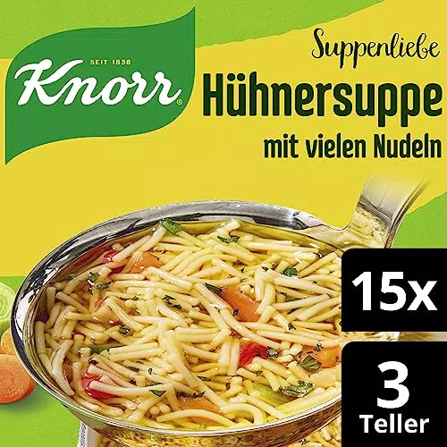 Knorr Hühnersuppe – Leckere Nudelsuppe ohne Geschmacksverstärker und Farbstoffe