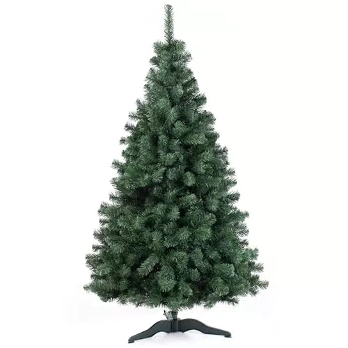 DecoKing Künstlicher Weihnachtsbaum 180 cm Grün Tannenbaum Christbaum Tanne Unecht Weihnachtsdeko Lena
