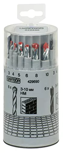 kwb KRAFTIXX Metall-Bohrer Set Ø 3-10 mm für Holz, Stein und Metall