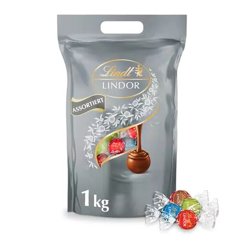 Lindt LINDOR Pralinen Geschenk - zartschmelzende Füllung in verschiedenen Sorten