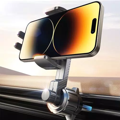 LISEN Handyhalterung Auto für Smartphone – Militär-Klasse Hakenclip & Verlängerungsarm