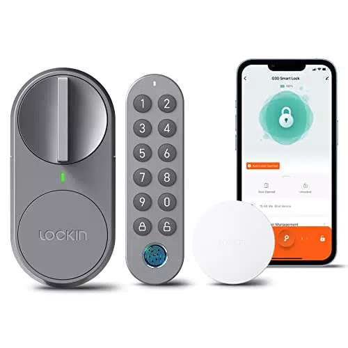 Lockin Smartes Türschloss G30 mit Keypad, WLAN, App-Steuerung und Fingerprint