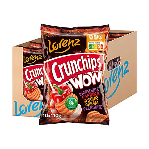 Lorenz Snack World Crunchips Western Style, 20er Pack