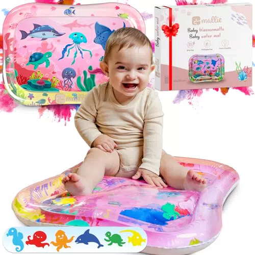Mallie® Wassermatte Baby BPA-frei – Perfektes Spielzeug für das Tummy Time