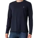 Marc O'Polo CASUAL Longsleeve Langarm Herren Shirt Classic Landarmshirt Longshirt aus Baumwolle Größe: M