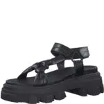 Marco Tozzi Damen Sandalen mit Keilabsatz aus hochwertigem Leder für Business und Freizeit