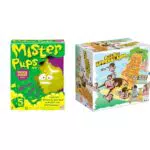 Mattel Games Mister Pups & SOS Affenalarm - Lustige Familienspiele für Kinder
