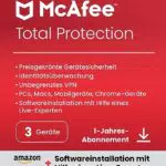 McAfee Total Protection 2024 | Virenschutz und Internet-Sicherheit mit VPN