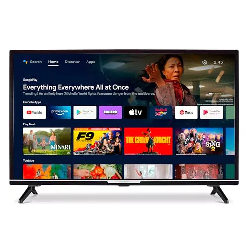 MEDION 108 cm Full HD Fernseher mit Android TV, Smart TV, HDR & Streaming-Diensten