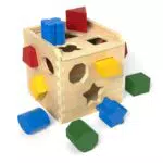 Melissa & Doug Formsortierwürfel – Lernspielzeug für Kinder ab 2 Jahren
