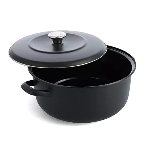 Merten & Storck Schmiedeeiserner Dutch Oven mit Deckel, induktionsgeeignet, 300°C