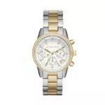 Michael Kors Damenuhr Ritz - Silbernes Edelstahlgehäuse mit Edelstahlarmband