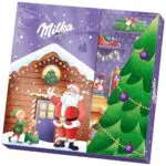 Milka Basteladventskalender mit Weihnachtsschokolade und Mini Weihnachtsmännern