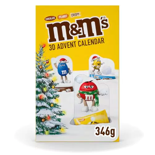 M&M's Adventskalender 3D Pop-Up mit 24 Überraschungen für Weihnachten