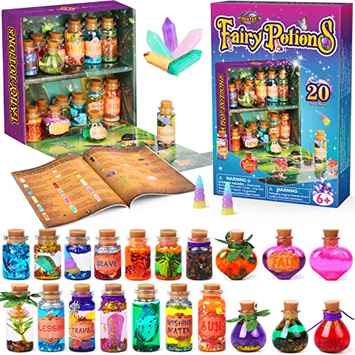 Mostof DIY Kreatives Geschenkset für Kinder - Retro-Fee Kristall Zaubertrank