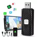 MSXTTLY Carplay Wireless Adapter - Wandelt Wired Carplay in kabelloses USB C/A um
