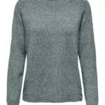 ONLY Basic Strickpullover Langarm Rundhals ONLRICA für Damen