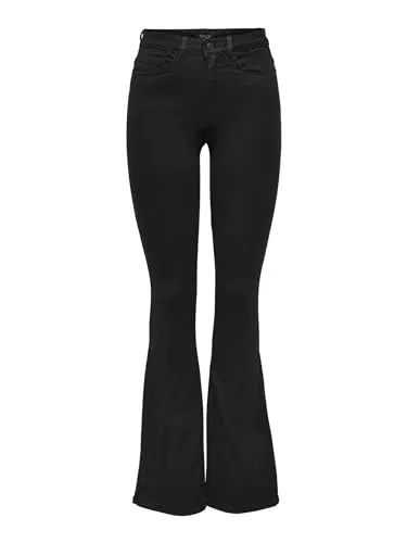 ONLY Flared Schlag Jeans | High Waist Denim Stretch Hose | ONLROYAL