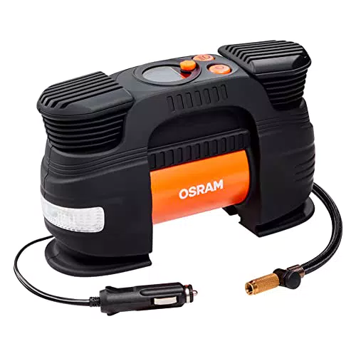OSRAM TYREinflate 830 - 12V Reifenfüller mit Auto-Stopp und LED-Licht