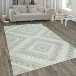 Paco Home Outdoor Teppich Wetterfest Ethno Design Geometrisch 3D Effekt